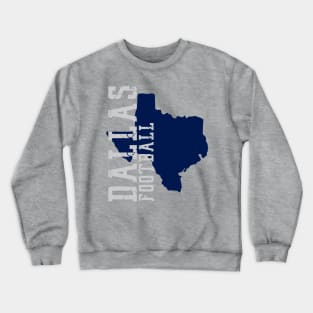 Dallas Football Vintage Style Crewneck Sweatshirt